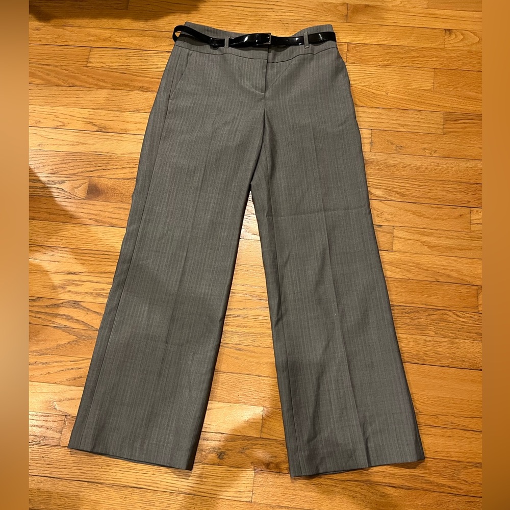 Ann Taylor Loft petite 2P gray flare pants